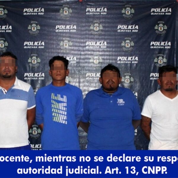 Caen tres narcomenudistas en Punta Sam.