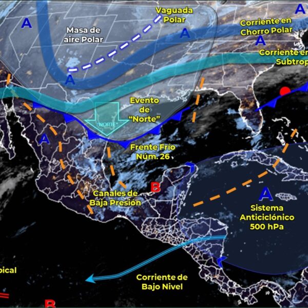 Clima Quintana Roo: Se esperan lluvias fuertes para hoy viernes.