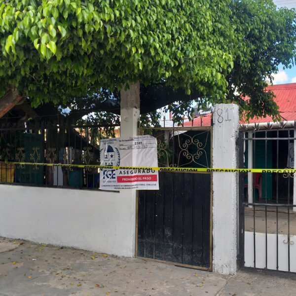 Aseguran drogas durante cateo a una vivienda en Chetumal.