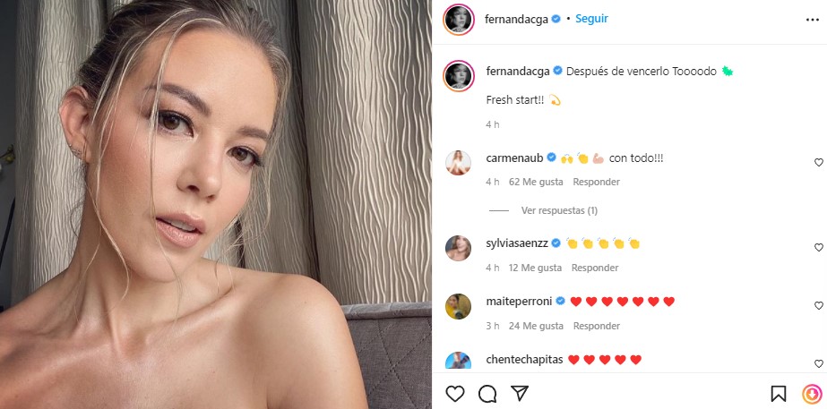 Fernanda Castillo reveló haberse enfermado de Covid-19