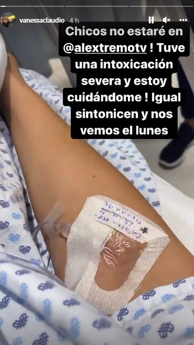 Hospitalizan de emergencia a Vanessa Claudio