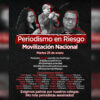 Convocan a manifestación nacional por muerte de periodistas