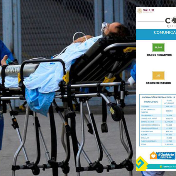 Continuan muertes por covid-19 en Quintana Roo