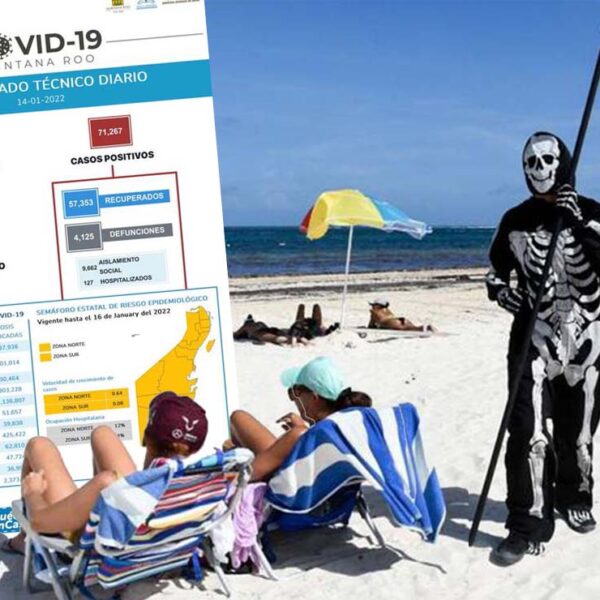 Vuelven muertes por covid-19 a Quintana Roo