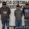 Caen tres narcomenudistas en Puerto Morelos