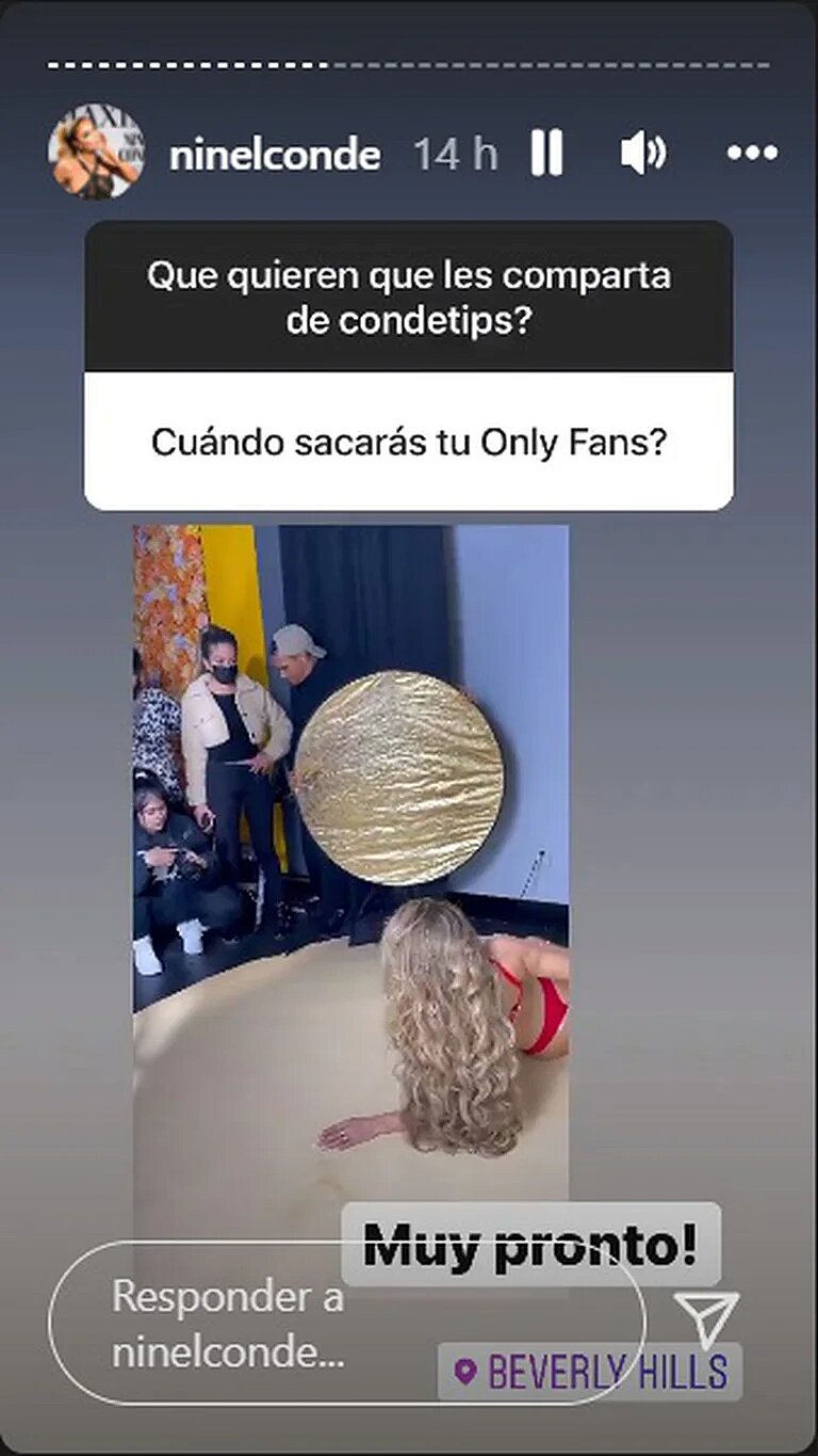 Ninel Conde comparte adelanto de lo que habrá en su OnlyFans