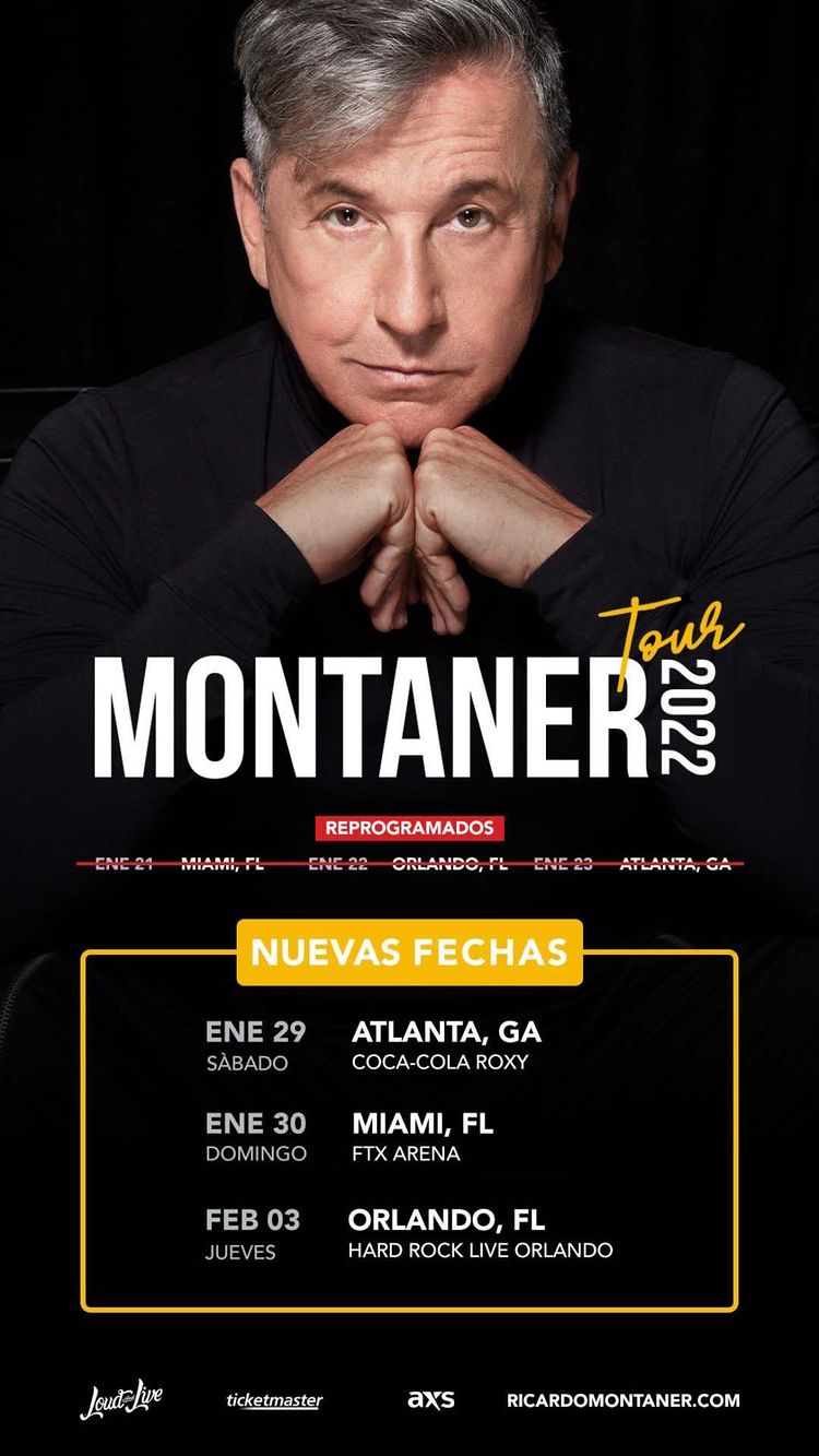 Por posible contagio a Covid-19 Ricardo Montaner cancela conciertos