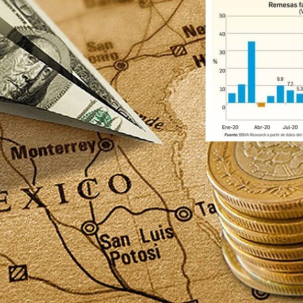 Remesas suben a 46 mil mdd, otro máximo histórico