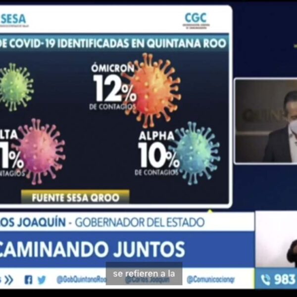 90 % de casos de covid-19 en Quintana Roo, son variantes: Sesa
