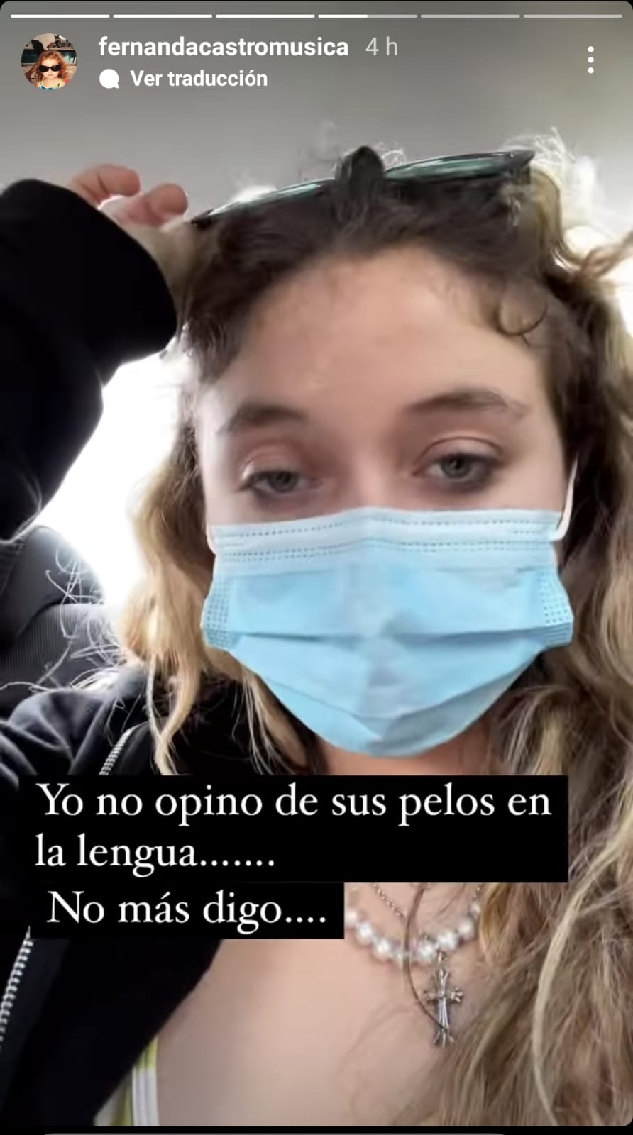 Hija de Angélica Rivera explota contra conductores que critican sus axilas con vello