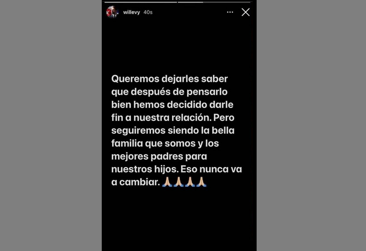 William Levy anuncia su separación con Elizabeth Gutiérrez y después ¡Lo borra!