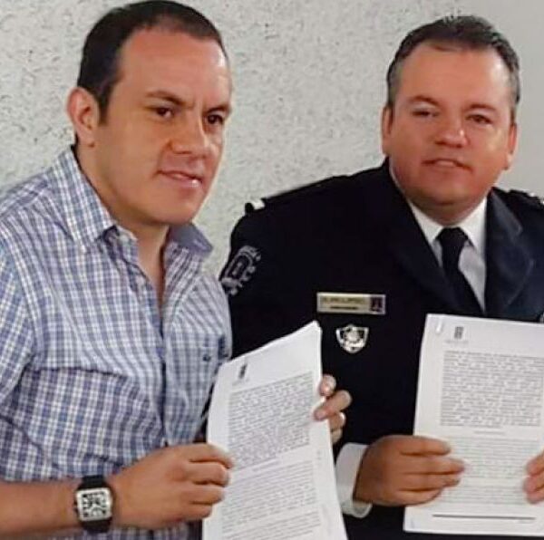 Denuncian al gobernador Cuauhtémoc Blanco por delincuencia organizada.
