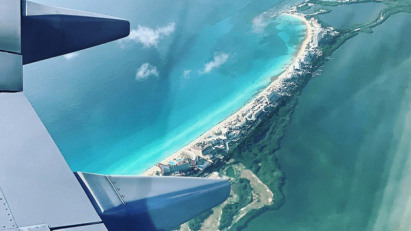 Se prevén 4 millones de asientos de avión para Cancún; la Sedetur dio a conocer su proyección para el periodo Enero-marzo de este año.