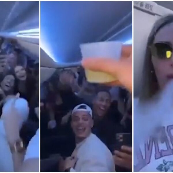 ‘Influencers’ canadienses arman covifiesta en un vuelo a Cancún (VIDEO).