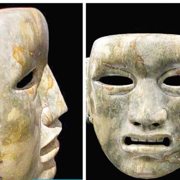 Llegan a México piezas arqueológicas repatriadas de Estados Unidos.