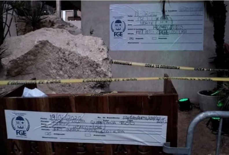 Clausuran el Art Beach de Tulum tras doble ejecución; la Fiscalía General del Estado continúa con las investigaciones para esclarecer los hechos.