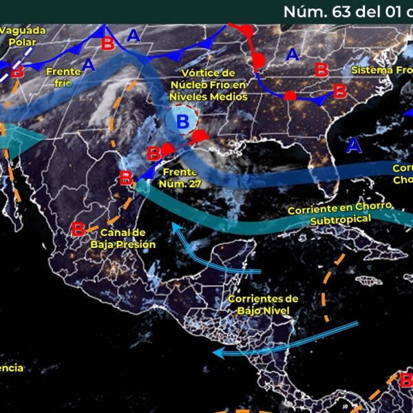 Pronóstico del clima para hoy martes 1 de febrero en Quintana Roo.