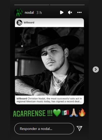 Christian Nodal cierra un capítulo en su vida y comienza uno nuevo con Sony Music