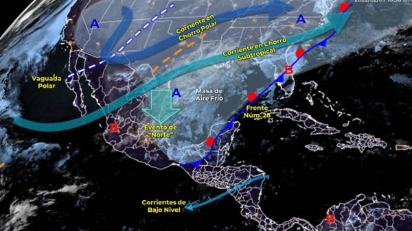 Pronóstico del clima para hoy lunes 7 de febrero en Quintana Roo.