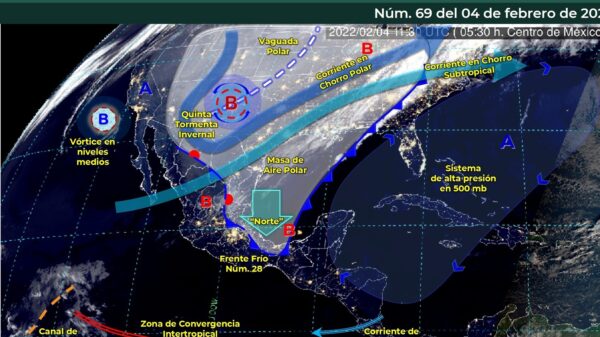 Pronóstico del clima para hoy viernes 4 de febrero en Quintana Roo.