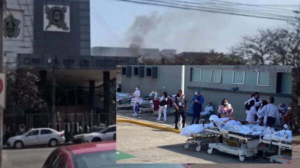 Desalojan hospital en Veracruz por incendio