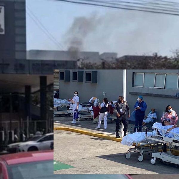 Desalojan hospital en Veracruz por incendio