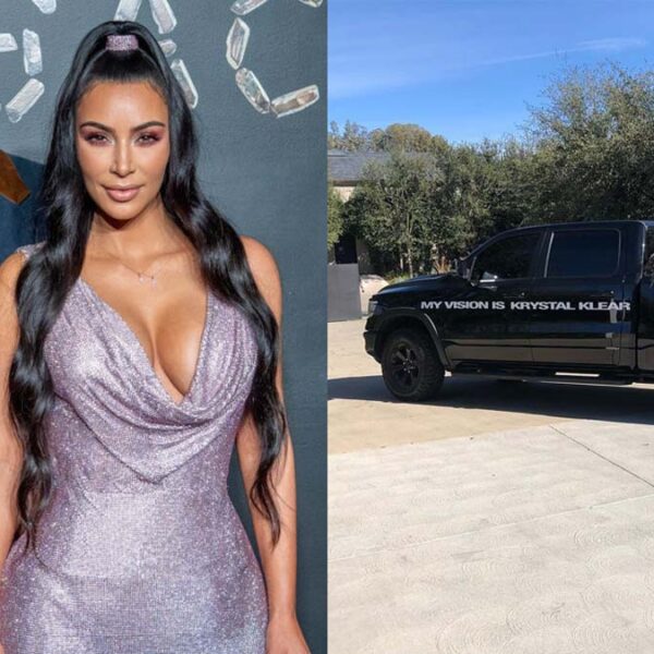 Kanye West hace su "luchita", manda camioneta llena de flores a Kim Kardashian
