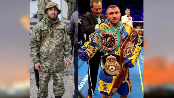 Lomachenko deja los guantes y toma un fusil en defensa de Ucrania