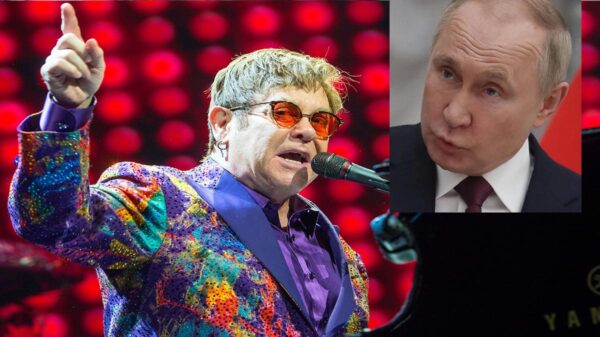Putin...y bastardo, llama el cantante Elton John al presidente ruso
