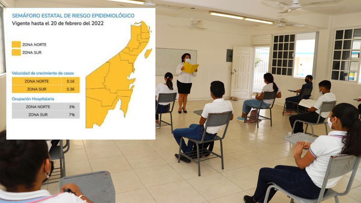 Regreso a clases presenciales con drástica disminución de contagios