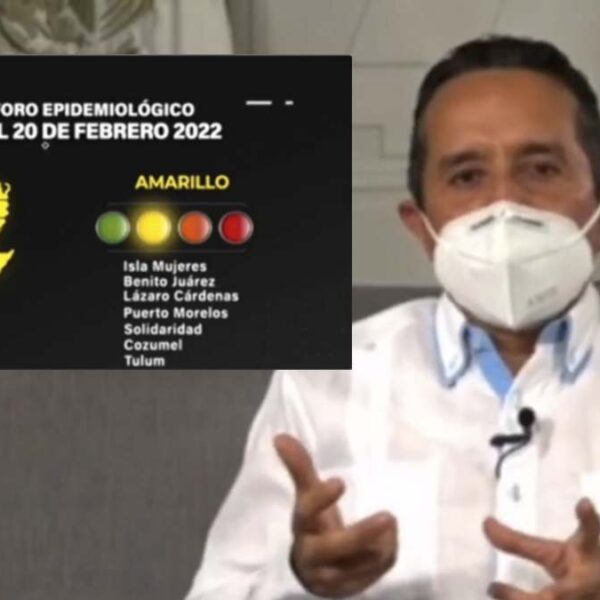 Permanece Quintana Roo en semáforo amarillo