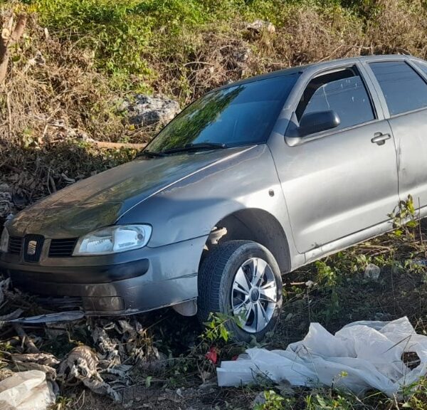 Desvelado conductor se sale del Arco Vial a la altura de la Sm 247.