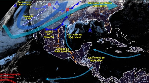 Pronóstico del clima para hoy jueves 17 de febrero en Quintana Roo.