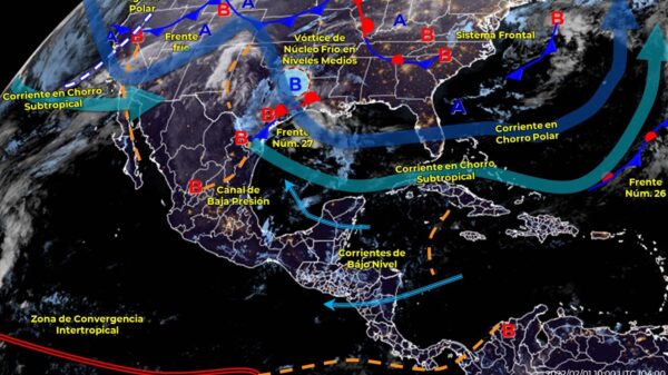 Pronóstico del clima para hoy jueves 3 de febrero en Quintana Roo.