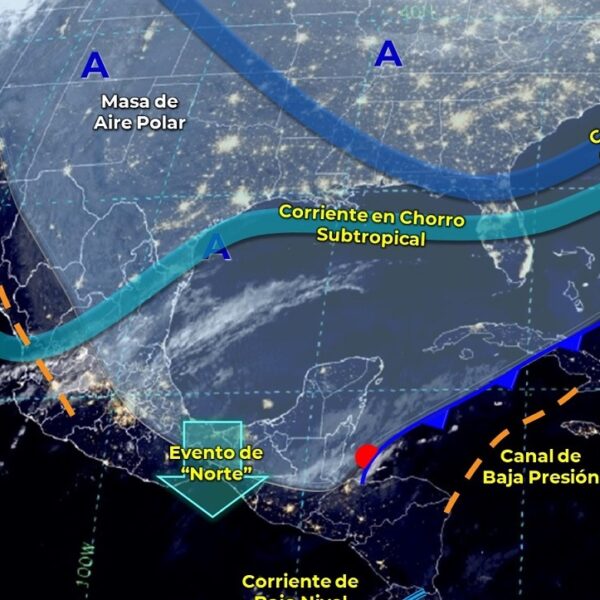 Pronóstico del clima para hoy jueves 14 de febrero en Quintana Roo.