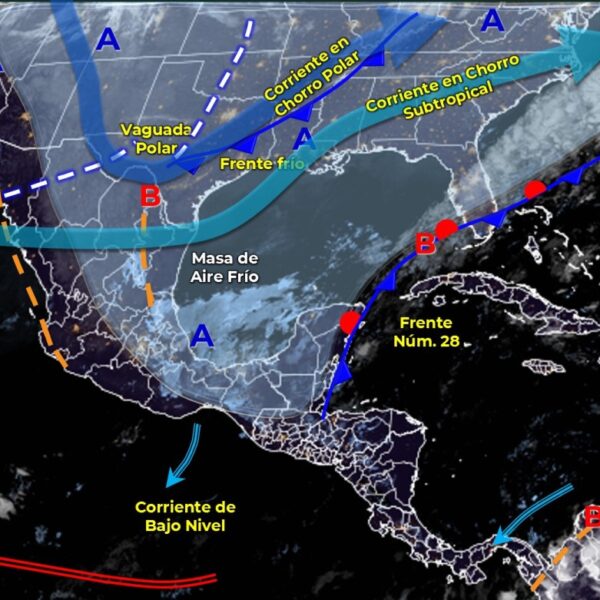 Pronóstico del clima en Quintana Roo para hoy miércoles 9 de febrero.