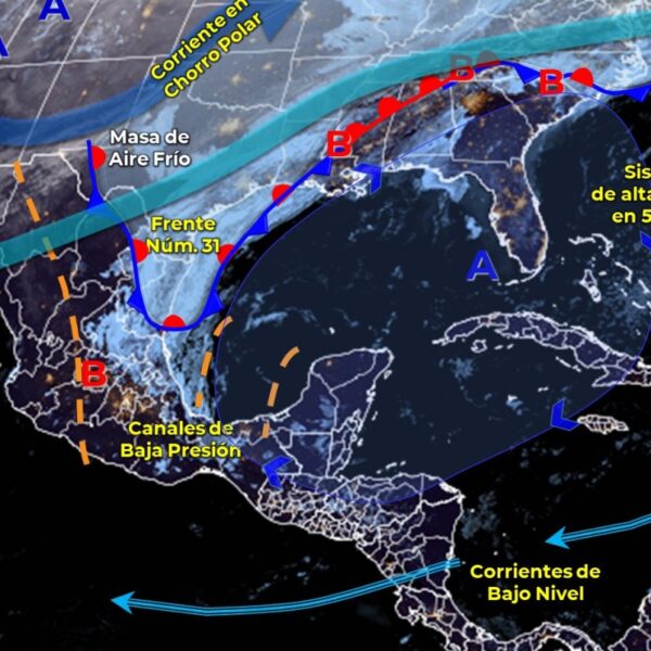 Pronóstico del clima para hoy viernes 25 de febrero en Quintana Roo.