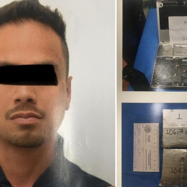 Condenan a 8 años a colombiano por traficar cocaína.