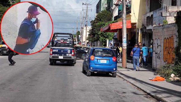 Cámara graba a pistolero que disparó contra mujer en tortería de Cancún (VIDEO).