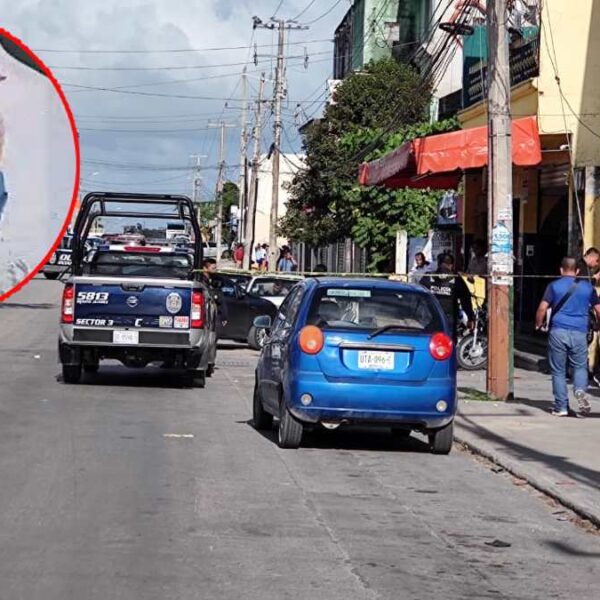 Cámara graba a pistolero que disparó contra mujer en tortería de Cancún (VIDEO).