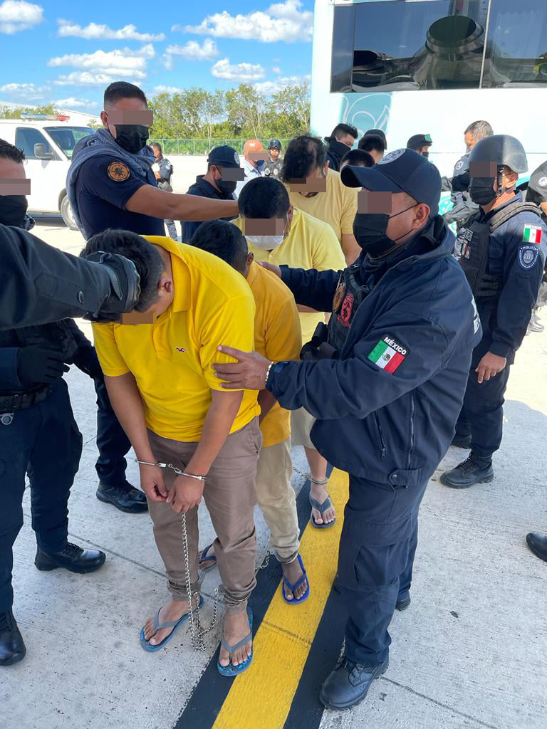 Reubican en penales federales a 120 reos de alta peligrosidad de Quintana Roo; Todos ellos son integrantes de diversos grupos delictivos.