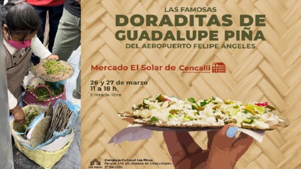Doraditas, del AIFA a Los Pinos; doña Lupita va con su puesto de doraditas