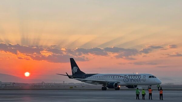 Inaugura vuelo de Aeroméxico el AIFA, viaja a Villahermosa