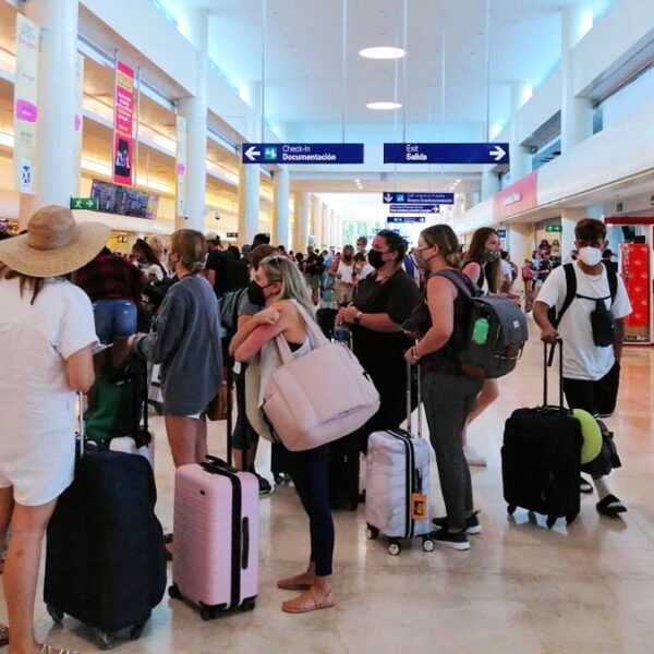Supera nuevamente Aeropuerto de Cancún las 600 operaciones aéreas