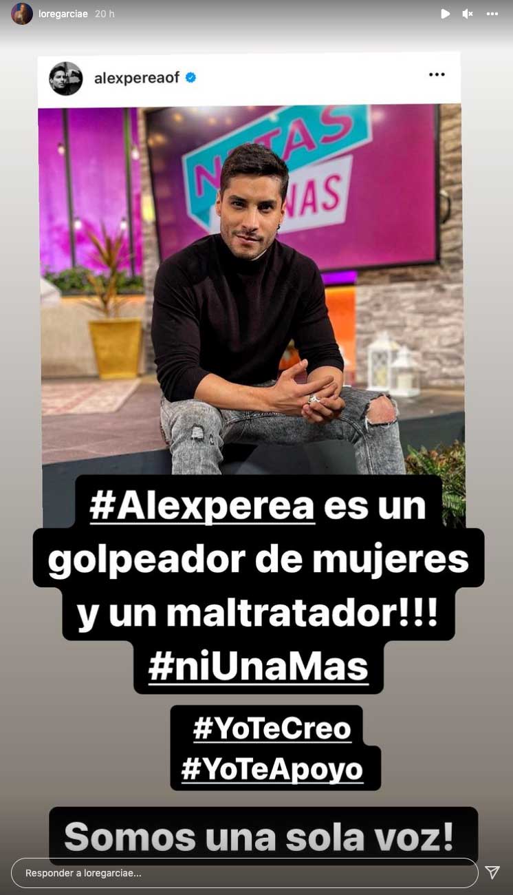 Alex Perea es acusado de haber golpeado a ¿Isabel Burr?