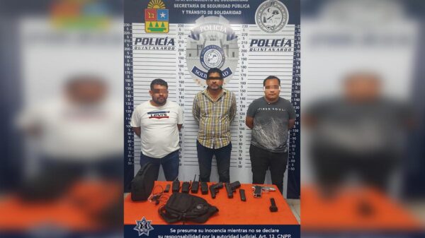 Capturan convoy de hombres armados en Playa Del Carmen