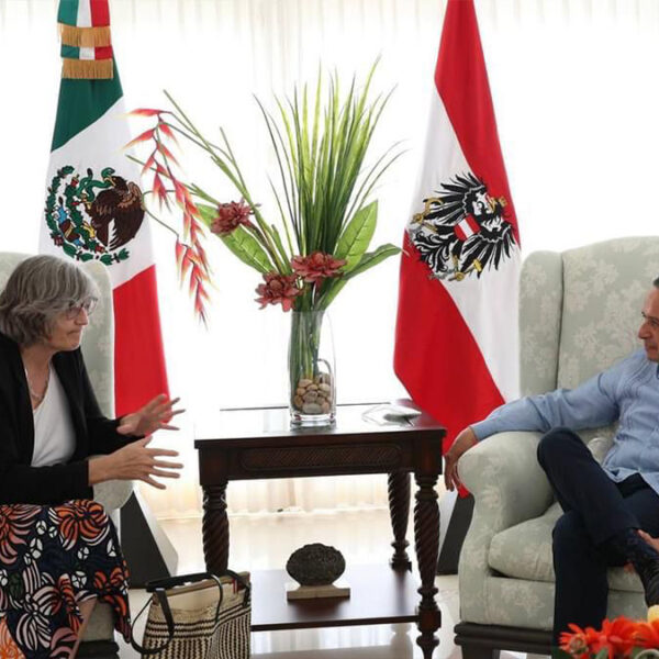 Se reúne Carlos Joaquín con embajadora de Austria