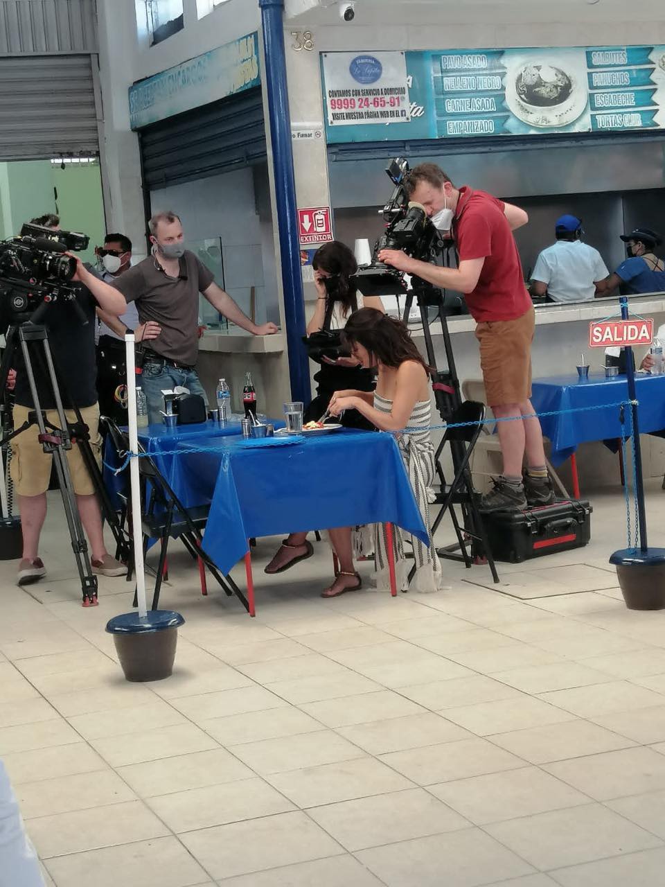 Eva Longoria llega a Yucatán a disfrutar comida típica