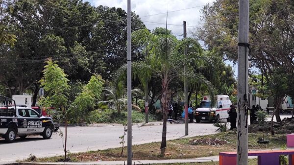 Ejecutan a una persona en la colonia Las Palmas de Cancún