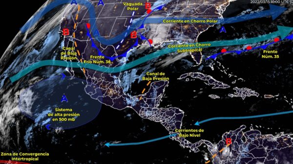 Pronóstico del clima para hoy martes 15 de marzo en Quintana Roo.